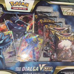 Pokémon TCG Dialga V Star Premium Collection Box 5 Packs