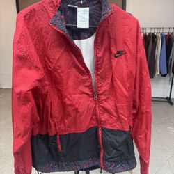 NIKE VINTAGE ANORAK WINDBREAKER SIZE L