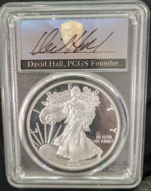 PCGS 2016-W
$1
PCGS PR70DCAM
Silver Eagle - 30th Anniversary Lettered Edge