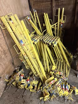Steel concrete-forming components