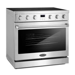 New Open Box 36" Electric Range with 6 Function Convection Oven