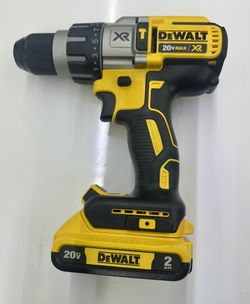 DEWALT 20V MAX XR Cordless Brushless 3-Speed 1/2 in. Hammer Drill With Battery