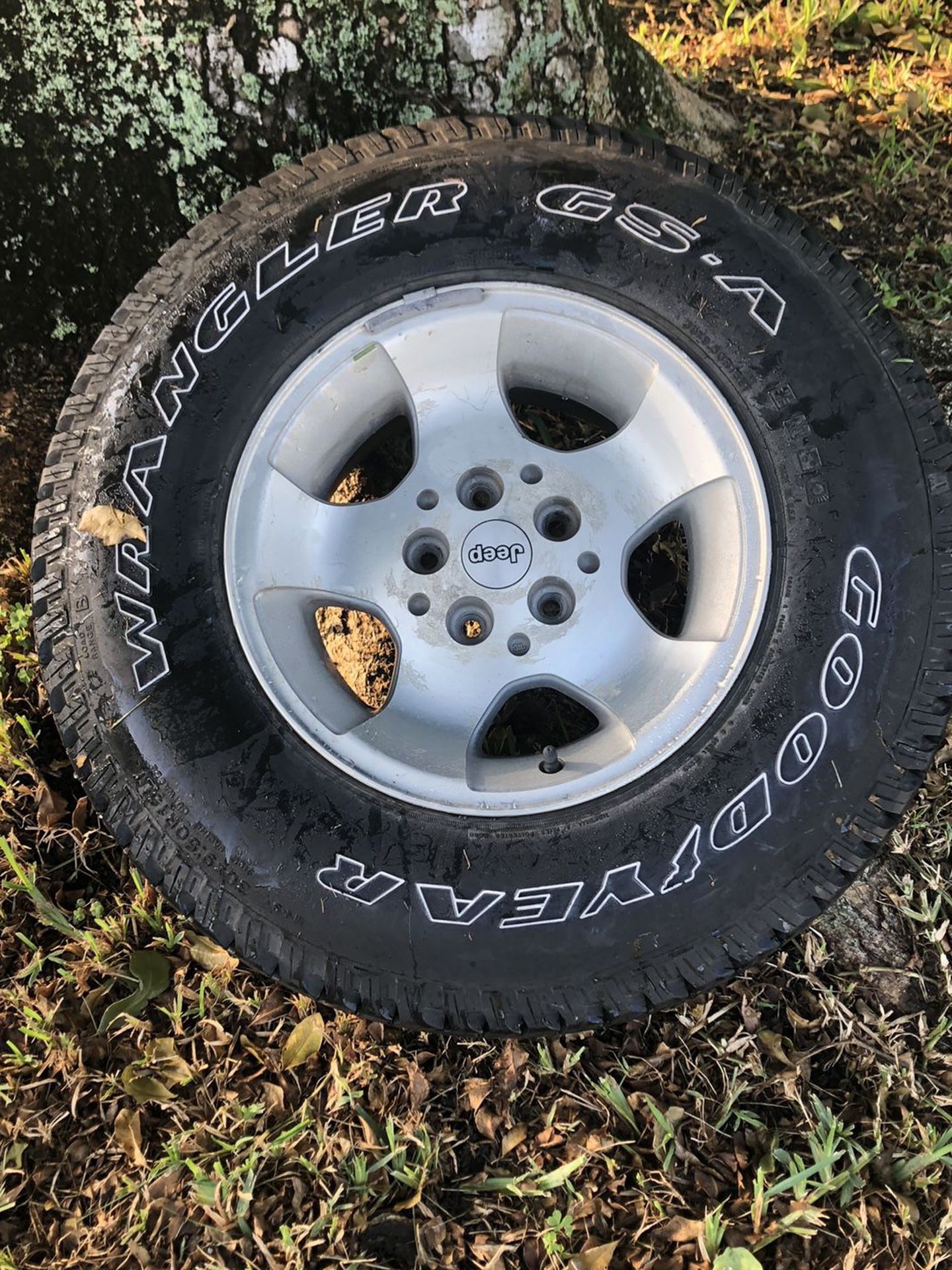 Jeep Goodyear Wrangler All terrain Tire for Sale in Boynton Beach, FL -  OfferUp