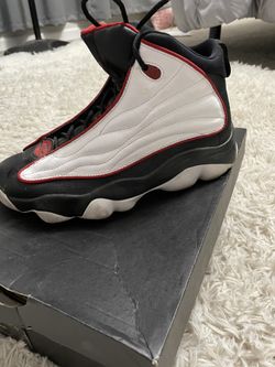 Jordan Pro Strong BG Black/red-white Size 7Y