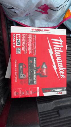 Milwaukee brushless m18 cp2.0 battery