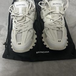 Balenciaga track white US size 11
