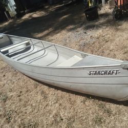 Vintage Heavy Duty Aluminum Starcraft 15'Foot Canoe, Great Condition. $300.00.