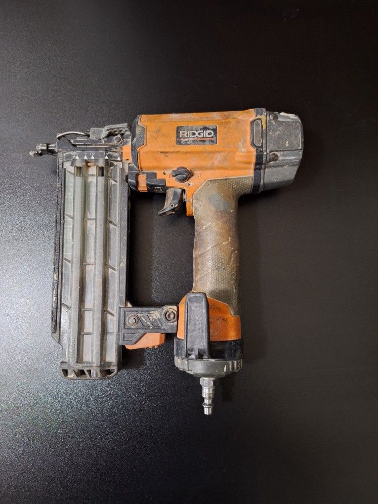 Ridgid R213BNE brad nailer.