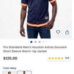 Warm Up Jackets Astros. XL And XXL