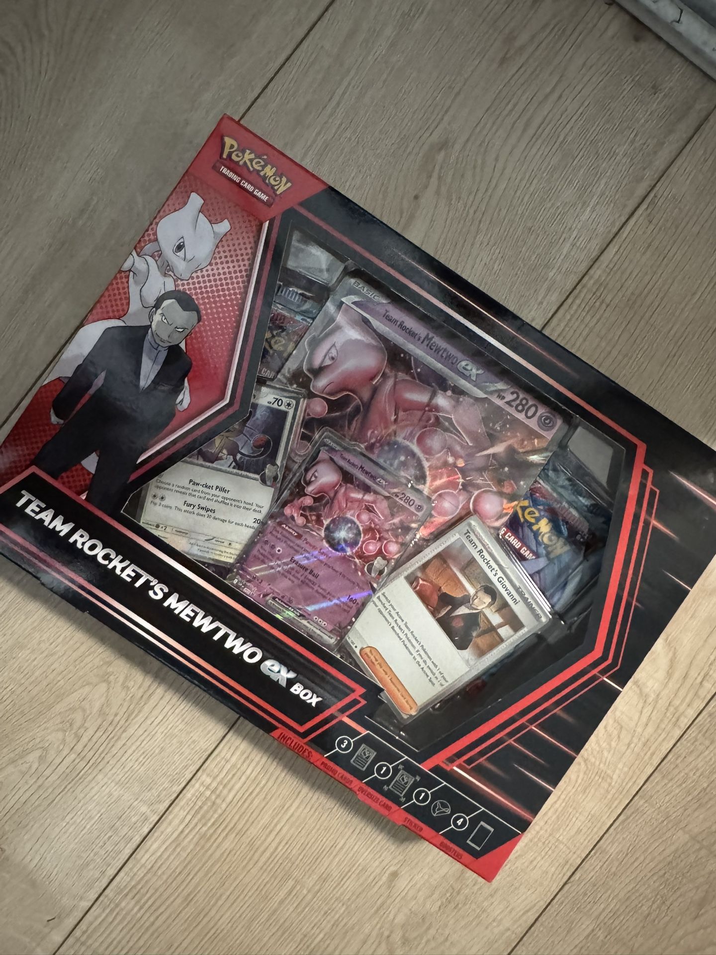 Team Rocket’s Mewtwo Ex Box
