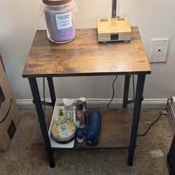 Move out Sale!! 2 side table with shelves