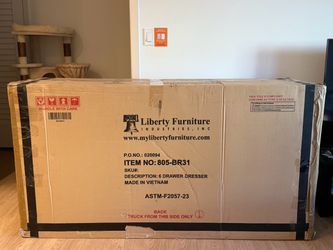 NEW Modern Matching Wood Bedroom Set - Dresser, 2 Powered Nightstands