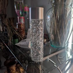 Silver Glitter Bottle.  