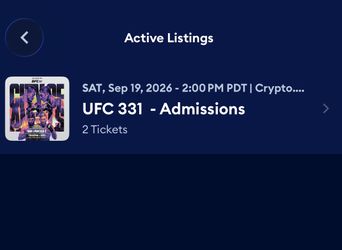 UFC 331 tickets