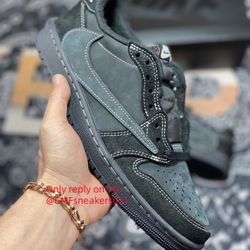 Travis Scott x Air Jordan 1 Retro Low OG SP 'Black Phantom'