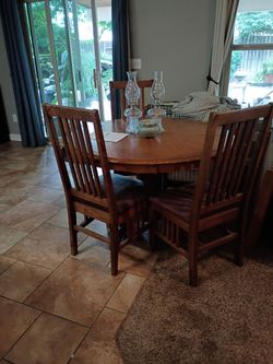 Table and chairs