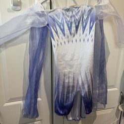 Girl’s Size 4-6 Disney’s Princess Elsa from Frozen Costume For Halloween Or Dress Up