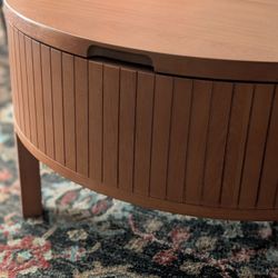 Urban Outfitters Oak Coffee Table with Storage