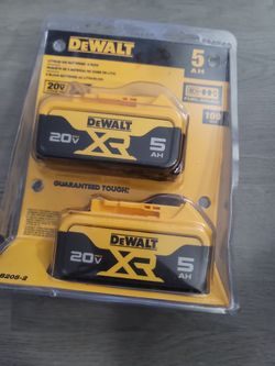DEWALT 20VMAX XR BATTERIES 5.0AH NEW 