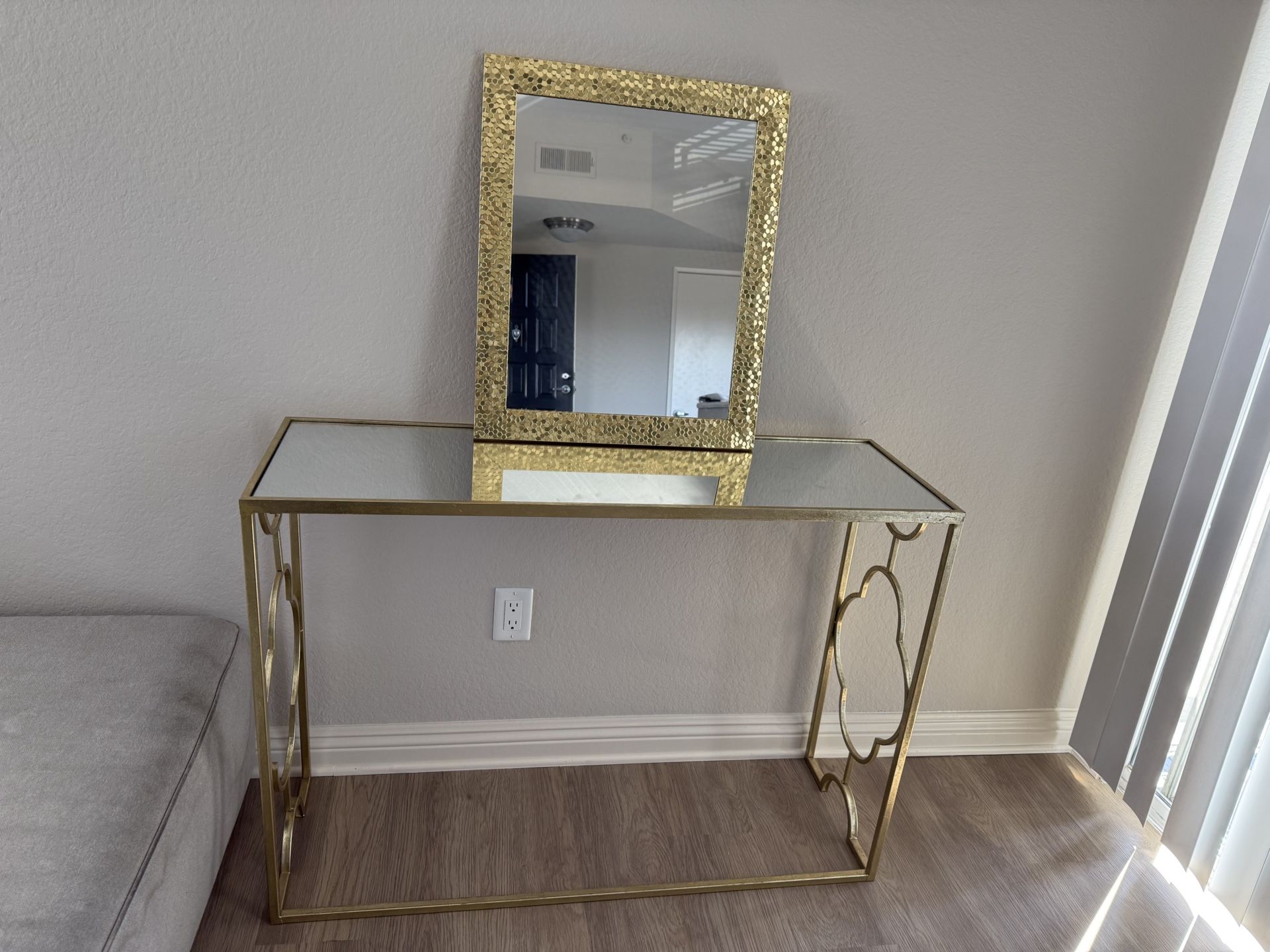 Mirror And Table