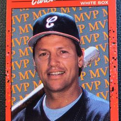 1990 Donruss MVP Card #BC-19 Carlton Fisk IN Very Good Condition. #5044