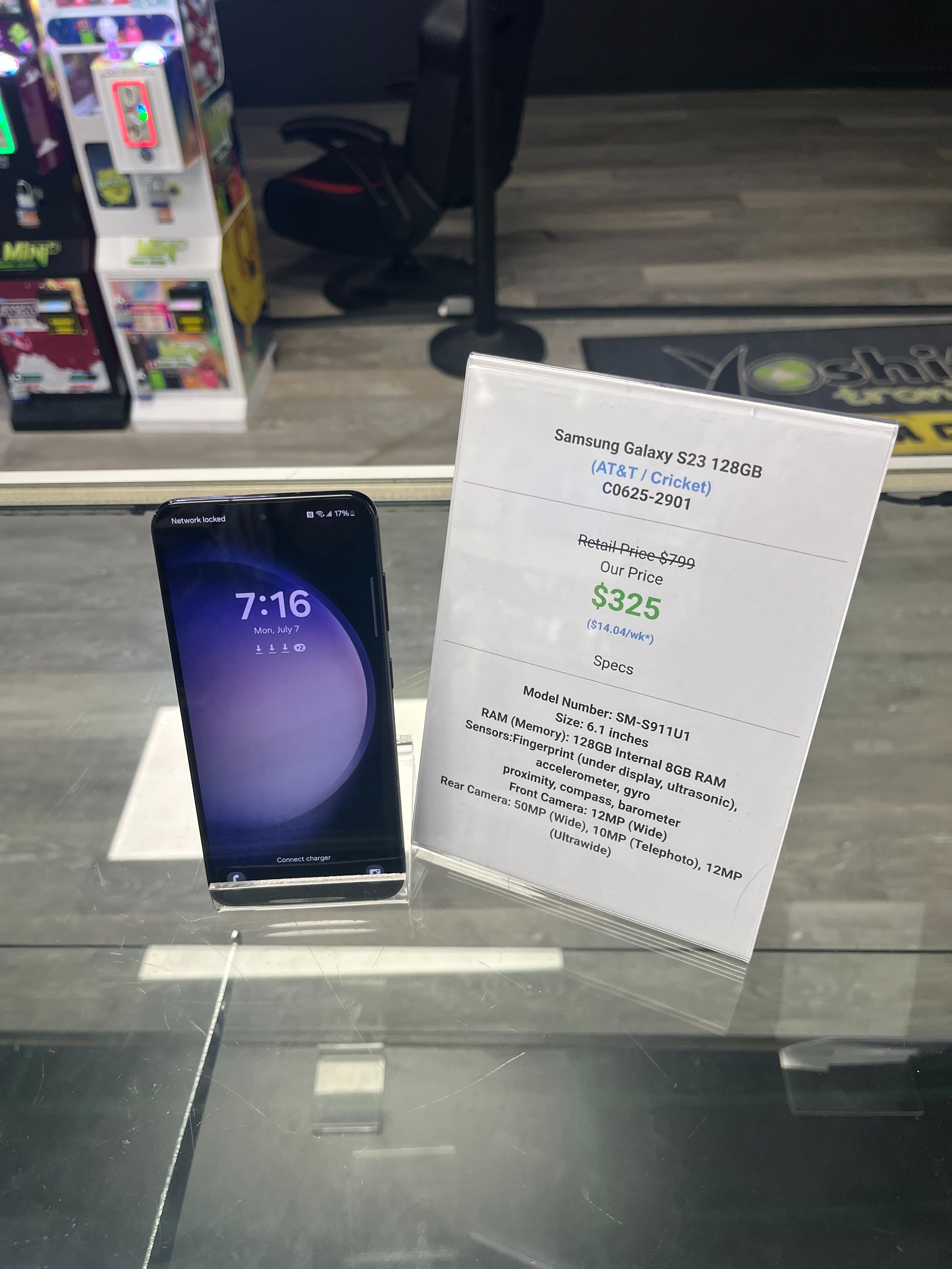 Samsung Galaxy S23 128GB AT&T Black C0625-2901