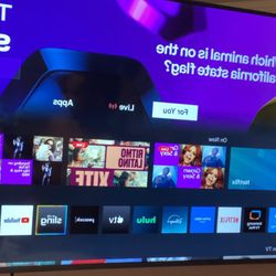 50” SAMSUNG SMART Tv And 2 DELL 24” Monitor Screens W/ No Cables 