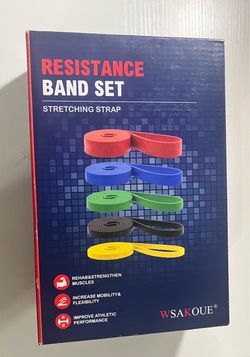 Wsakoue Resistance Band Set – 5 Bands