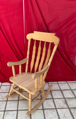 Vintage Solid Wood Farmhouse Rocking Chair
