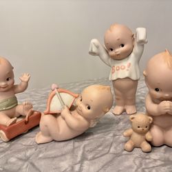 Kewpie Figurines Lot of 4.