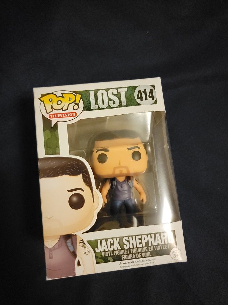 Funko Pop Jack Shepard 414 Vaulted Lost Television
