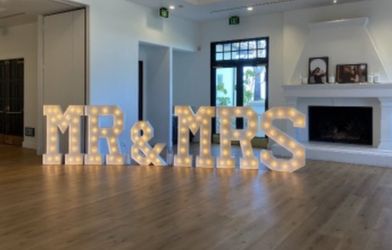 Letras Con iluminacion   Disponibles Para Todo Evento 