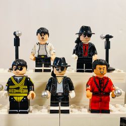 Michael Jackson Minifigures King of Pop Figs | New Custom LEGO Compatible Toys
