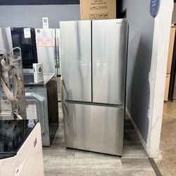 🔥SAMSUNG STAINLESS STEEL REFRIGERATOR COUNTER DEPTH WITH ICE MAKER🔥