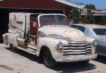 1950 Chevy 1/2 ton short bed ice cream truck