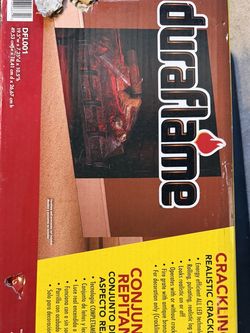The Electric Duraflame Crackling Fire Logs Set