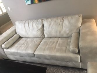 Ashley Furniture leather sofa set