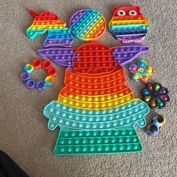 fidget rainbow bundle