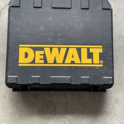 The wall drill with two batteries