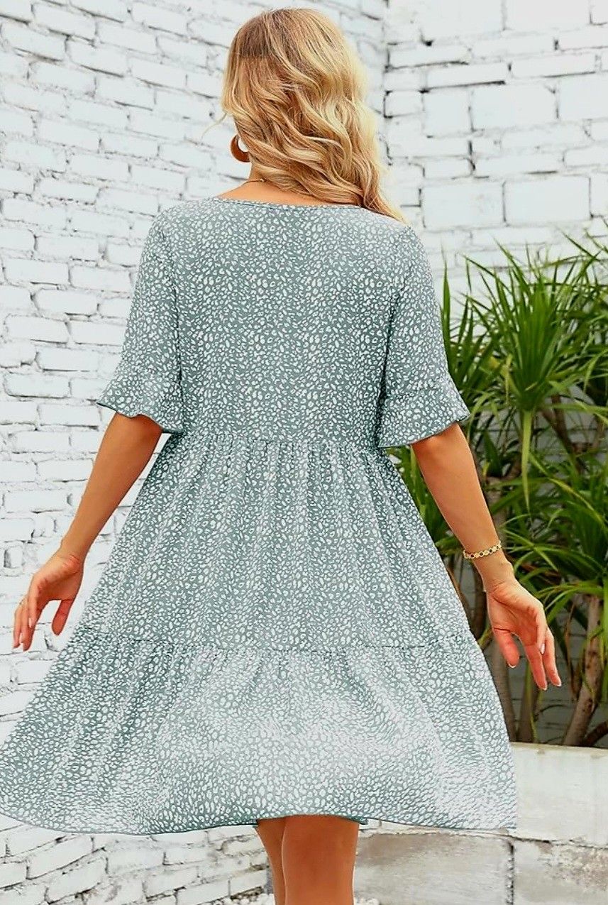 Women's Floral Maternity Babydoll Dress