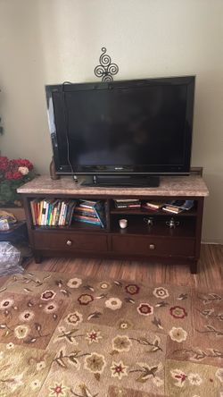 Moving Sale! Granite Countertop TV Center