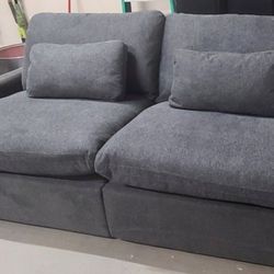 Living Spaces Jolene Power Sofa Loveseat