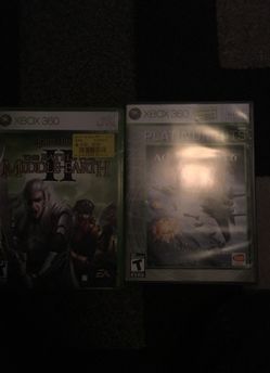 Two games for Xbox 360