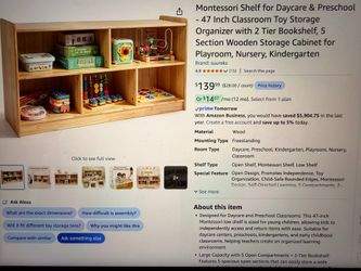 Brand new shelf for daycare/nursery/classroom