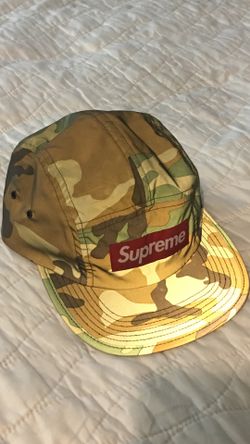 Supreme Reflective Camp Cap Camo