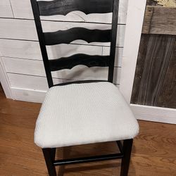 Reconditioned Vintage Ladder Back Accent Desk Chair