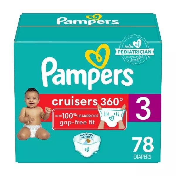 Pampers Cruisers/Pampers 360 Diaper Box