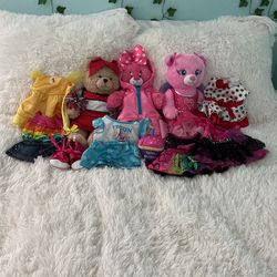 Build A Bears & Lots Of Clothes/Accessories