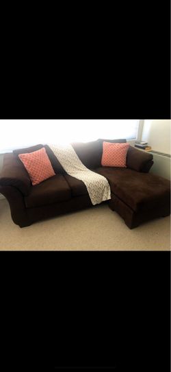Chocolate 3 seat sofa