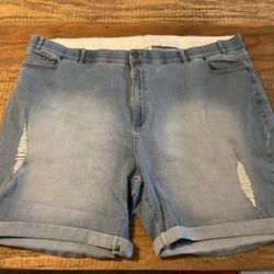 Plus Size Jean Shorts Size 32
